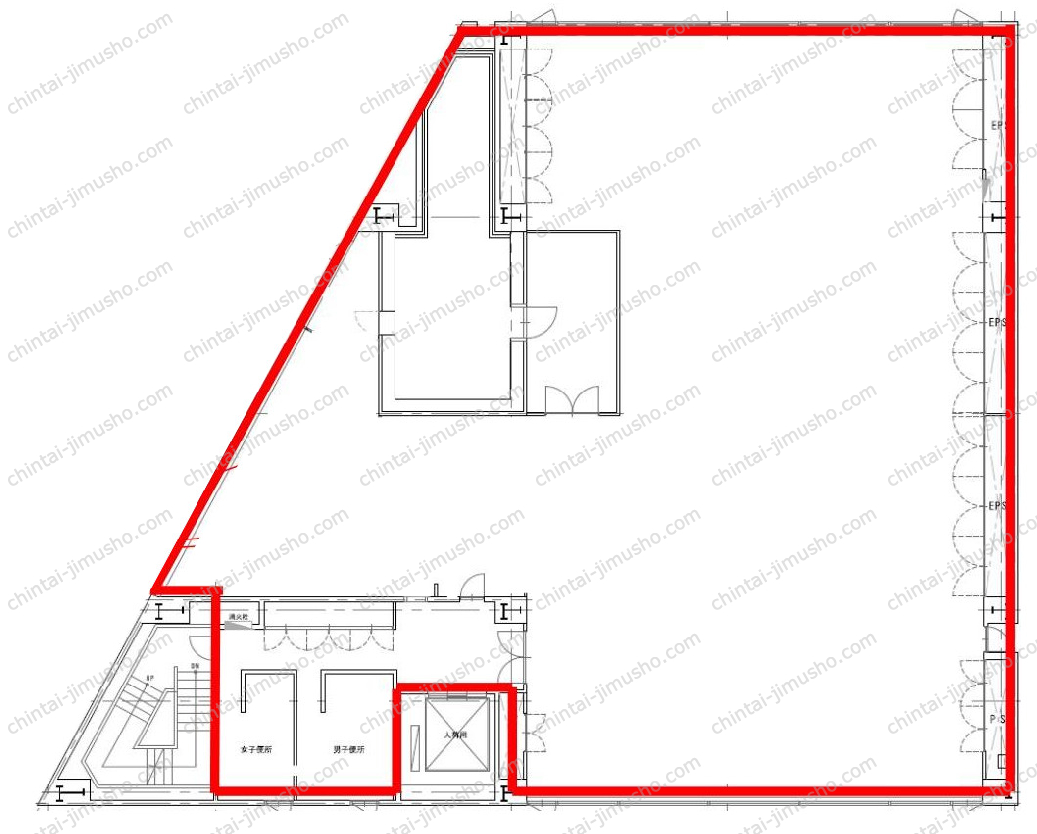 池上F62号倉庫／池上ビル／TERRADA BIZ STORAGE池上の間取図
