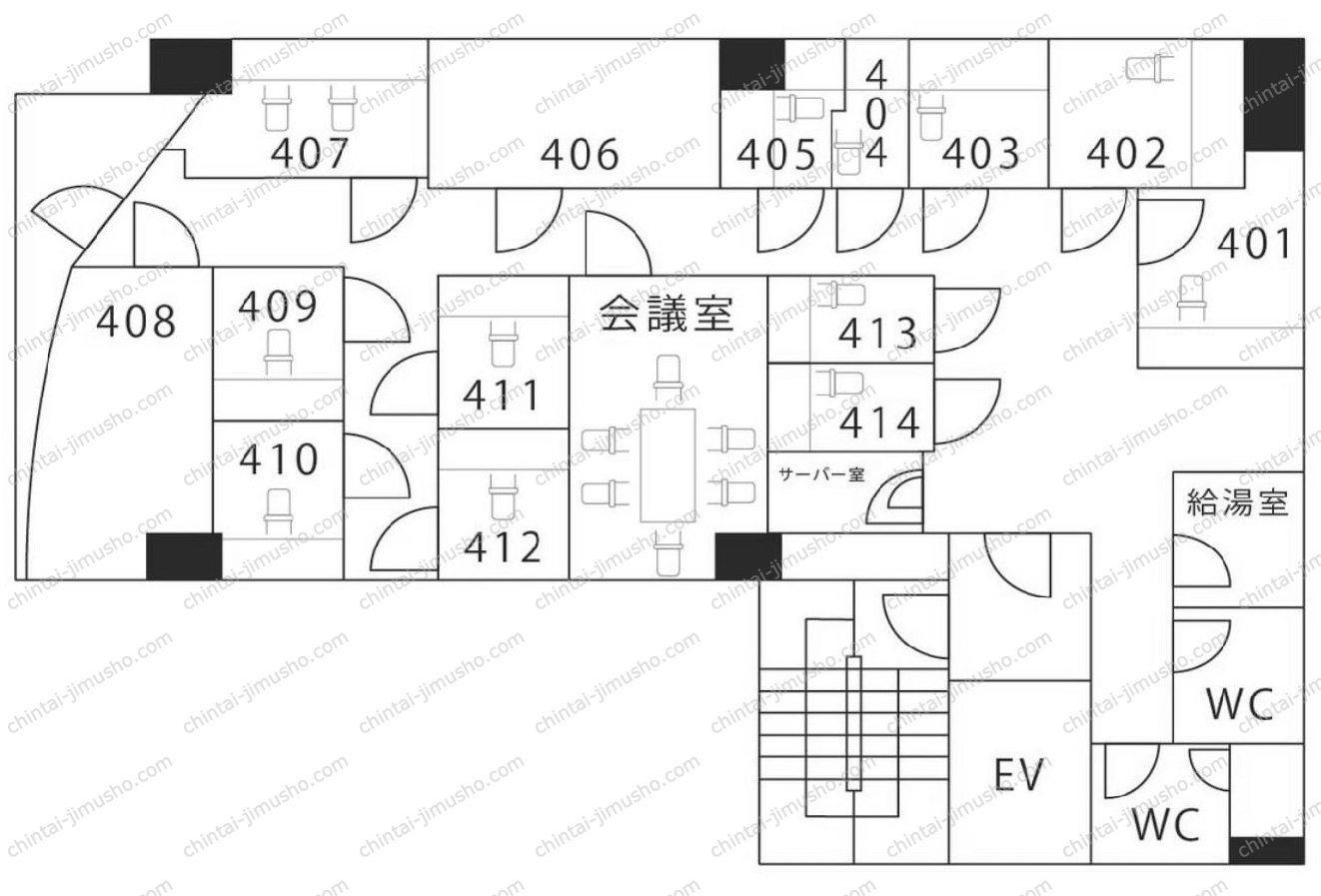 虎ノ門ACTビル／アントレオフィス虎ノ門の間取図