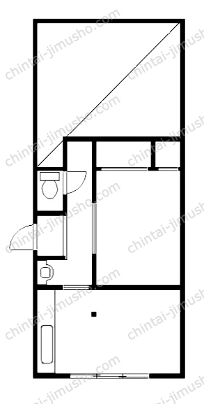 綱島西3丁目貸店舗事務所の間取図