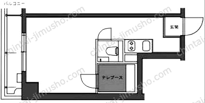 メディウス虎ノ門の間取図