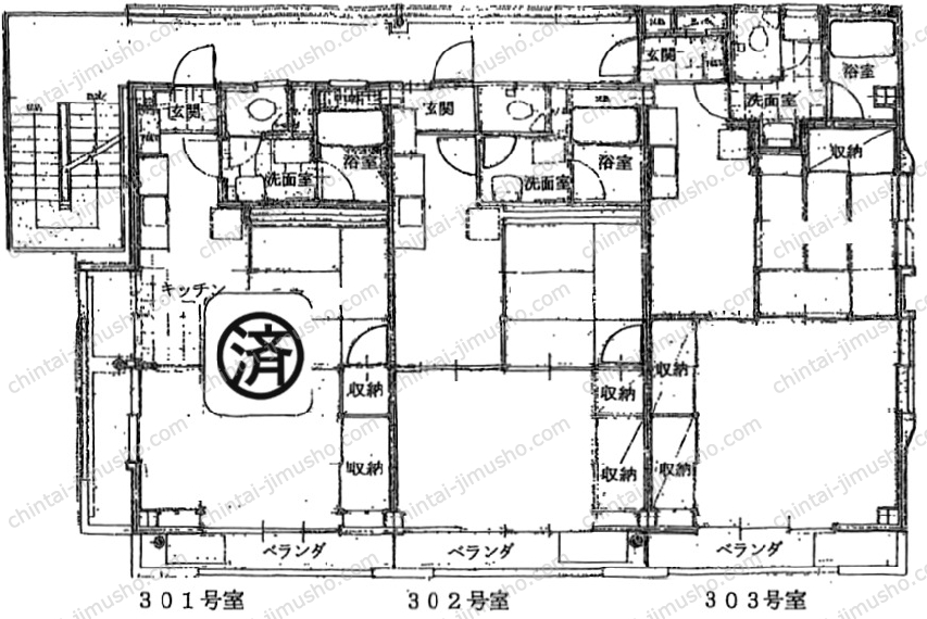 ドエル清光の間取図
