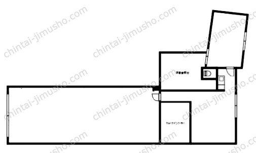 南砂6丁目貸店舗の間取図