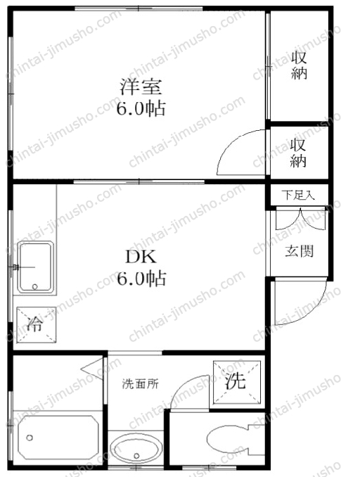 蓮田ビルの間取図