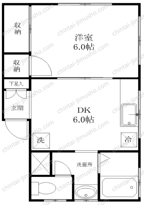 蓮田ビルの間取図