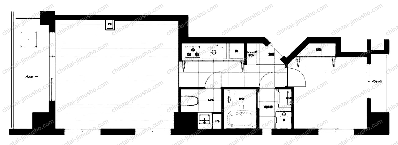 赤坂Kマンションの間取図
