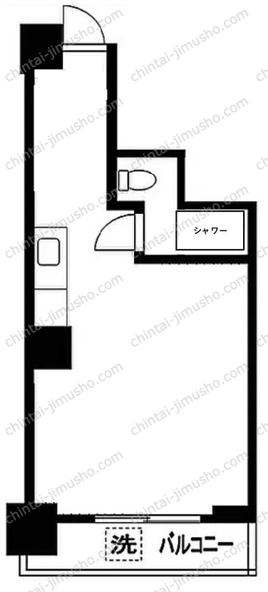 築地武蔵野マンションの間取図