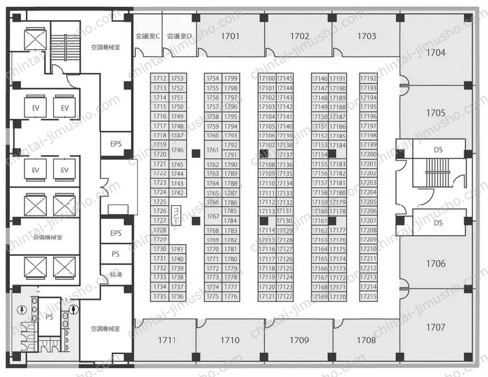 天王洲ファーストタワー／天翔オフィス 天王洲ファーストタワーの間取図