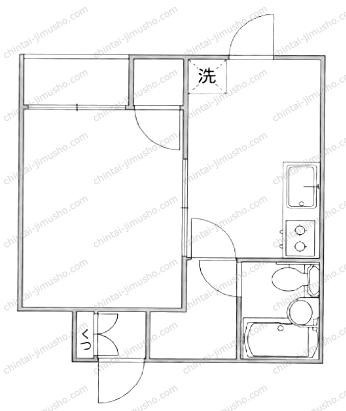 ニュースター大久保の間取図