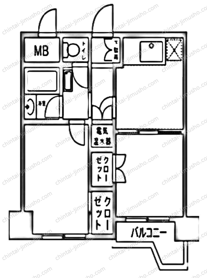 ノア新宿1号館の間取図