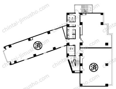 M&Cビルの間取図