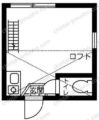 ユナイト小机ステーションクロスビーの間取図