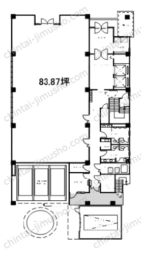 新越谷第一生命ビルの間取図