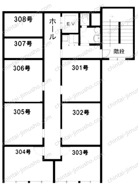 水道橋伊藤ビルの間取図