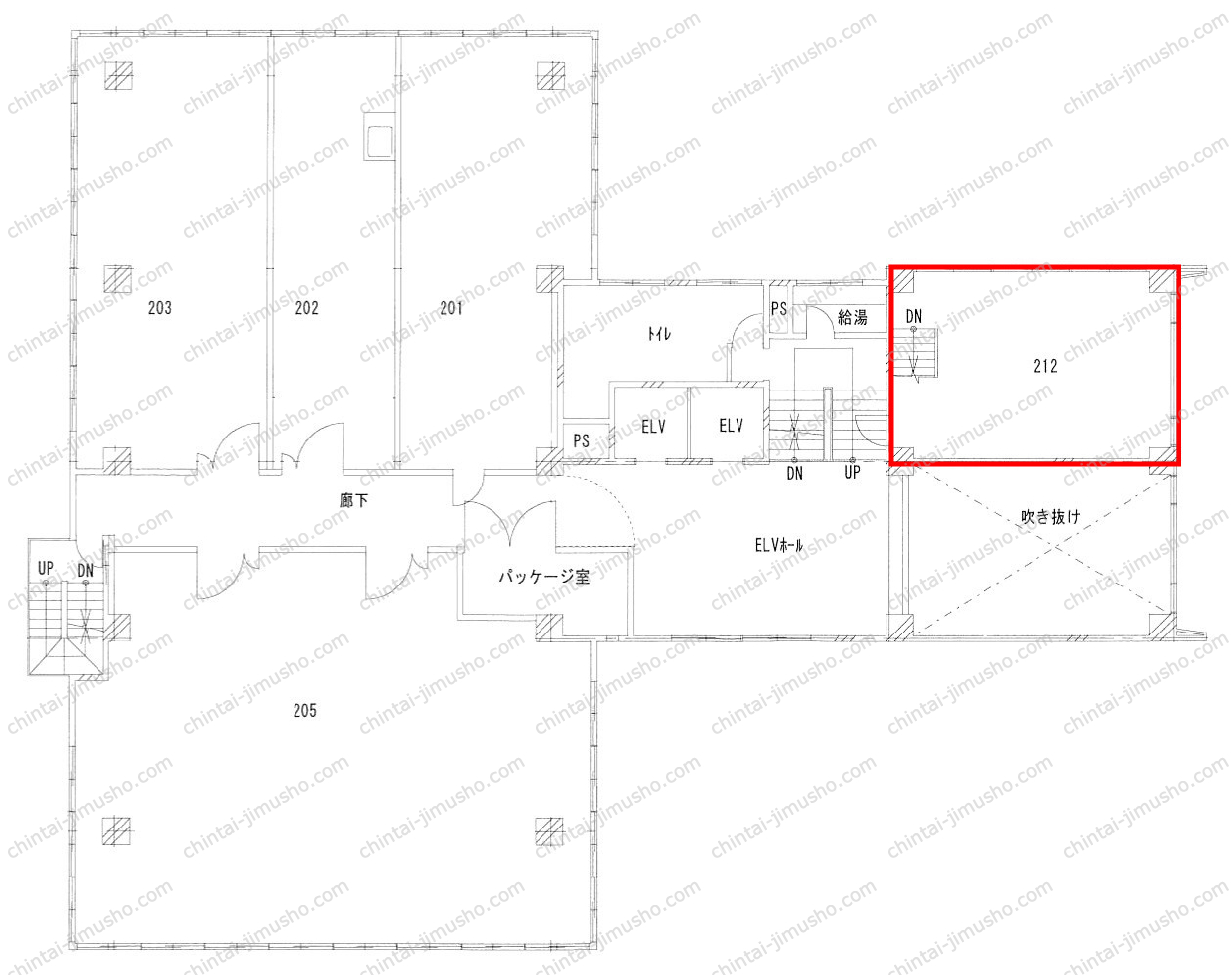 第3東ビルの間取図