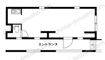 VILLA SAKURA 鵜の木の間取図