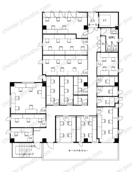 SOLACUBE横浜関内／MID POINT横浜関内の間取図
