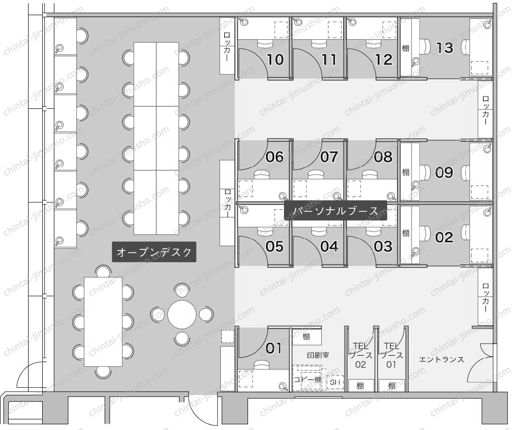 日本橋ライフサイエンスビルディングの間取図