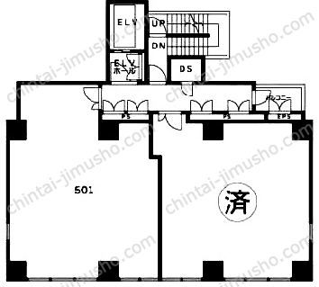 ELMINA錦糸町の間取図