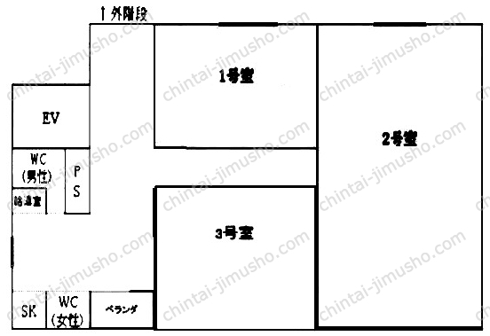オフィスニューガイア浜松町No.16の間取図