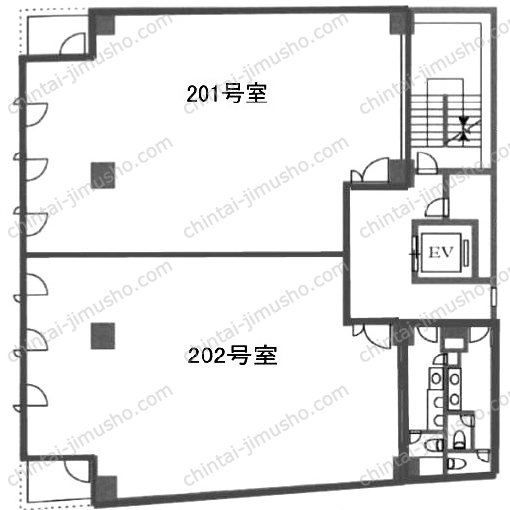 Aフロント田町ビルの間取図
