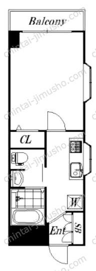 シャルム武蔵小山の間取図