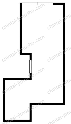 散田町3丁目テナントの間取図