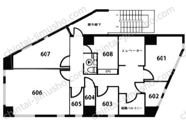 天翔オフィス後楽園の間取図