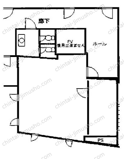 鶴岡ビルの間取図