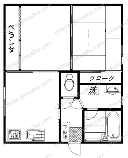 キャッスル浦野の間取図