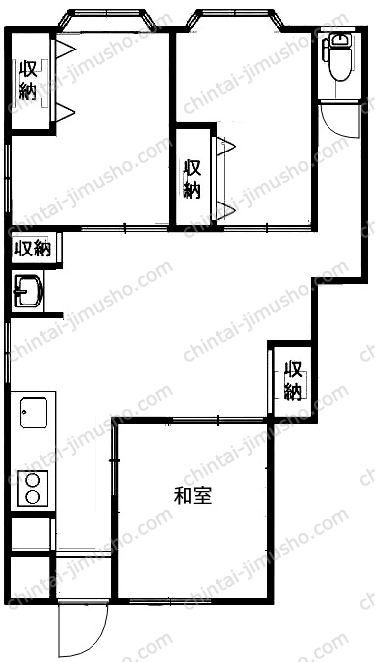 上馬テナントの間取図