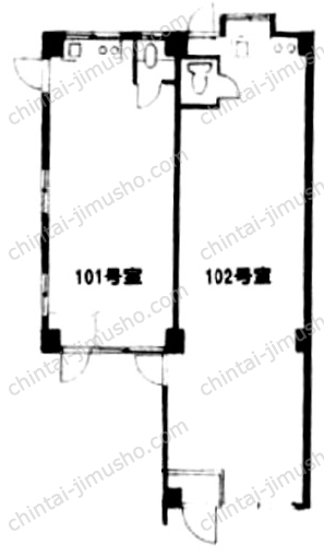 伸和マンションの間取図