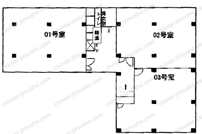 六本木福吉町ビルの間取図