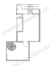 細野邸貸店舗の間取図