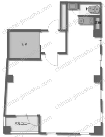 日本屋ビルの間取図