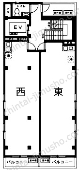 プライムトウダビルの間取図