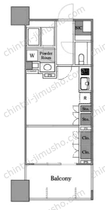 シティタワー銀座東の間取図