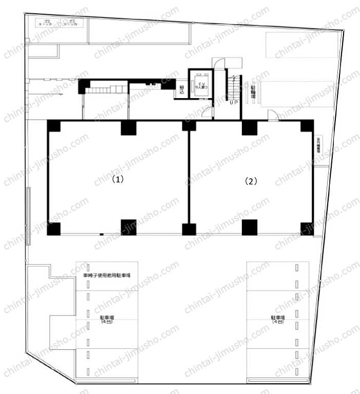 （仮称）戸田市下前1丁目テナント計画の間取図