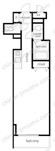VORT銀座residenceの間取図