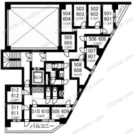 日興池袋ビルの間取図