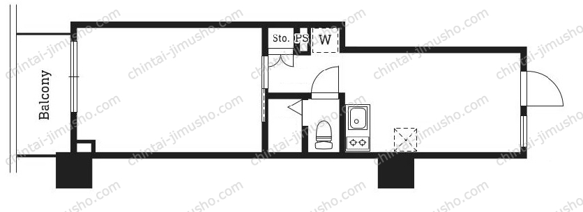 JP ebisu residence／co-ba ebisu residenceの間取図
