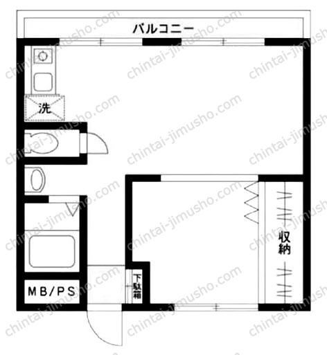 近富マンションの間取図