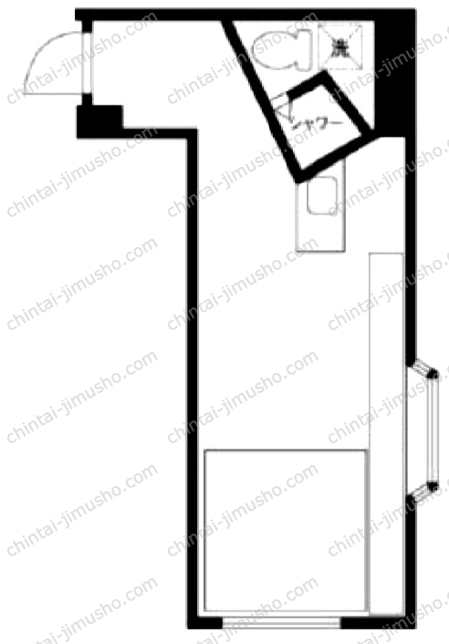 陽輪台みかみビルの間取図