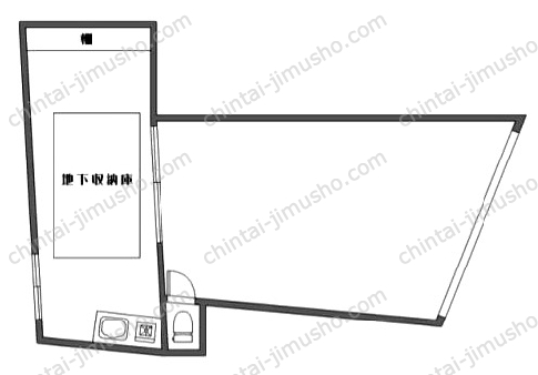 駒込1丁目高柳店舗の間取図
