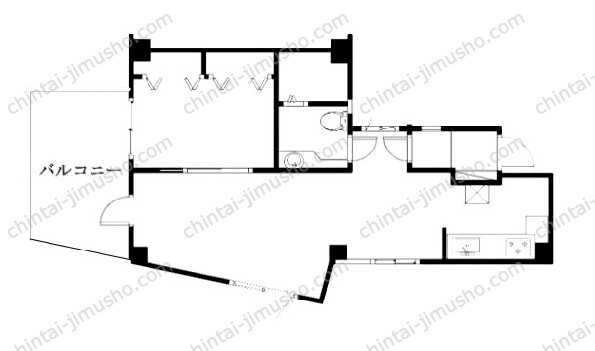 坂町ビル／ル・グラシエル　レゼール四谷の間取図