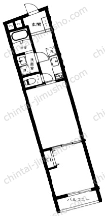 ヴィラージュ白金台の間取図