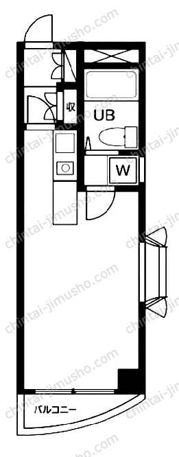 カーサフジイ2の間取図