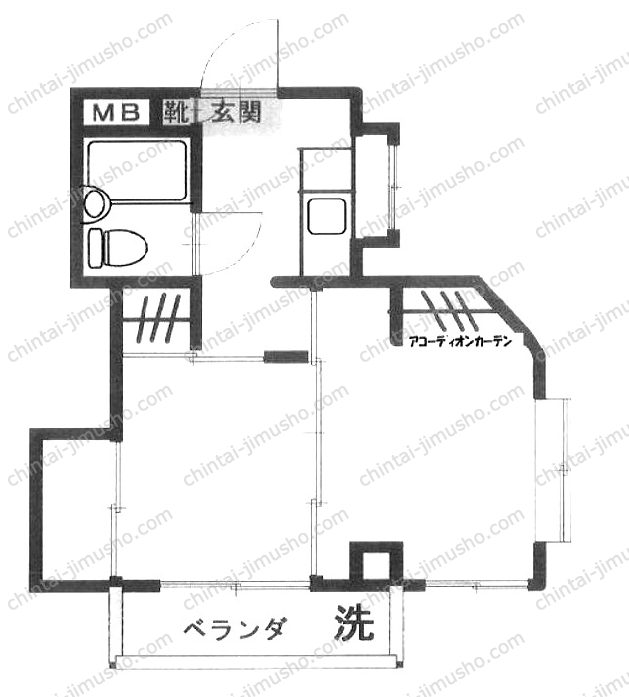 フジハイツの間取図