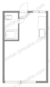めぐみハイツ事務所の間取図