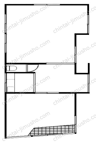 （仮称）川崎市上小田中店舗の間取図