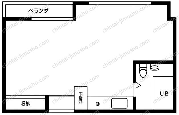 亀戸天ビルの間取図